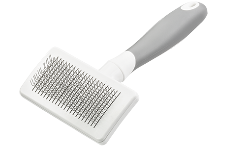 Brosse Auto-nettoyante pour Chien Brosse slicker auto-nettoyante pour chien et chat, avec poils métalliques fins et poignée ergonomique, pour démêler.
