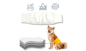 Premium waschbare Hundewindel für Rüden