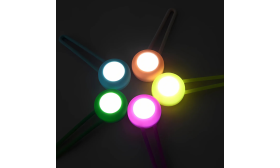 Targhetta LED Staccabile per Cani con Luce Luminosa sul Collare