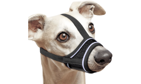 Muselière réglable Réfléchissante pour Chien - respirante et confortable