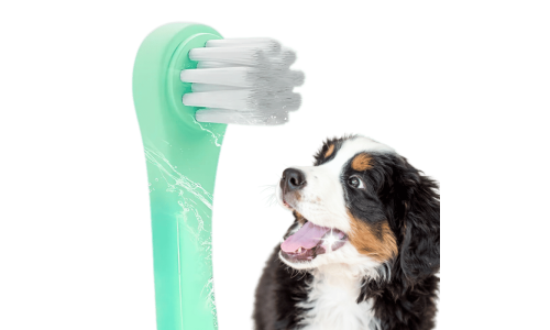 Gentle Clean Zahnbürste für Hunde und Katzen mit weichen Nylonborsten